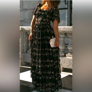 Ivy city co Athena dress in black, size L. EEUC.